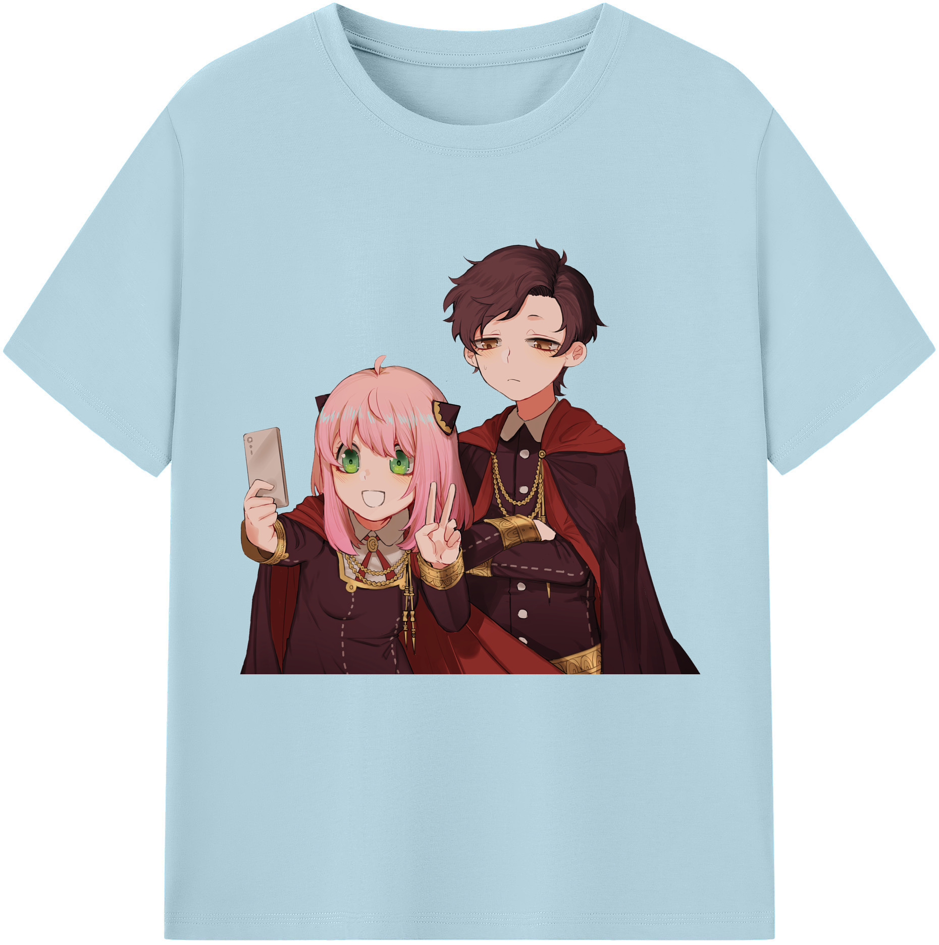 （画像用） SPY×FAMILY间谍家家酒 綿100％半袖Tシャツ（フロントプリント）